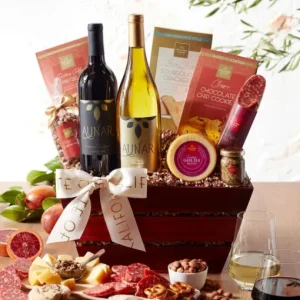 Getaway Wine Gift Basket 1